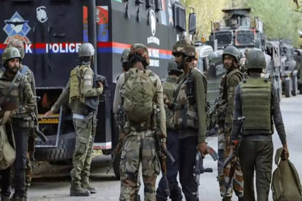 Kulgam Encounter 1 terrorist killed three suspected to be hiding