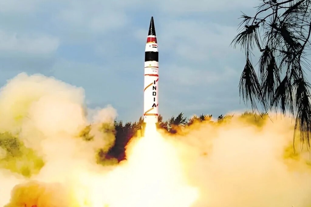 Agni 5 Missile India successfully test-fired Agni-5 ballistic missile